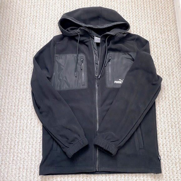 Puma Other - PUMA | Fleece Jacket Polar Hooded Zip-up Small